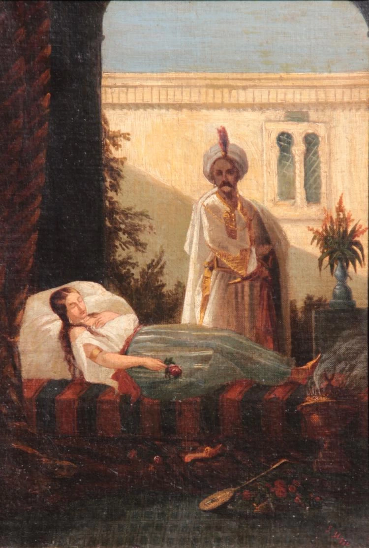 Stefano - Donna orientale addormentata